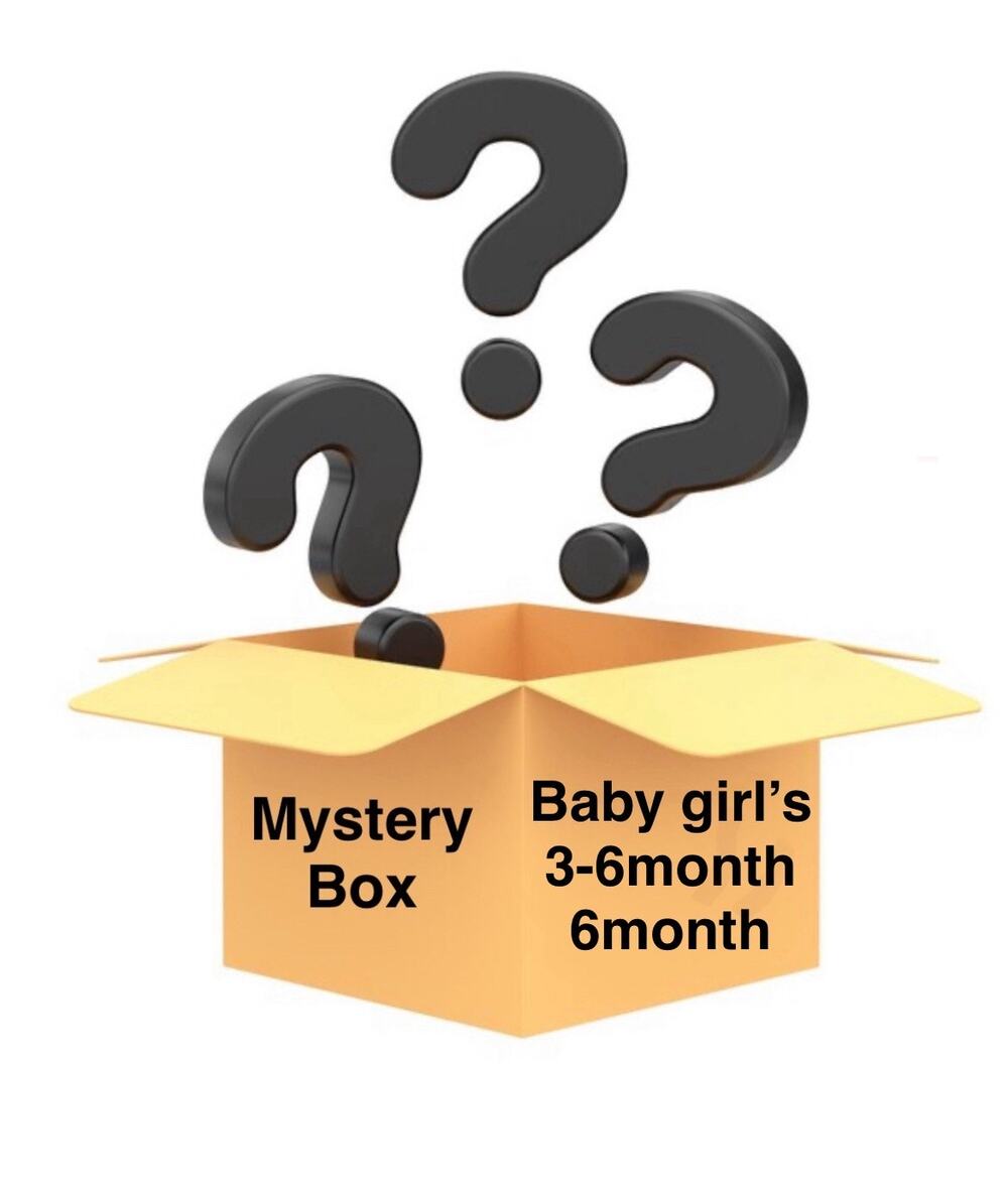 Baby Girl's size 3-6 month & 6 month mystery box 5lb clothes bundle